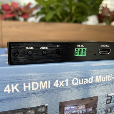 Bộ gộp HDMI 4 vào 1 ra 4K HO-LINK HL-7056A (4K) - Hàng Chính Hãng