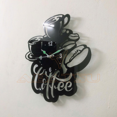 Decor quán cafe chill với đồng hồ cà phê siêu chất Abatsu