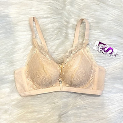 Áo lót thái SH732 không gọng mút vừa 2cm ren hoa nâng ngực đúng form