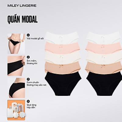 Combo 10 Quần Lót Nữ Modal Miley Lingerie (Màu ngẫu nhiên)