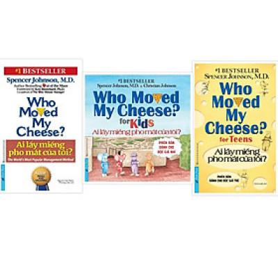 Sách - Combo Ai lấy miếng pho mát của tôi (Dành cho người trưởng thành + Độc giả nhí + Độc giả trẻ) - FirstNews