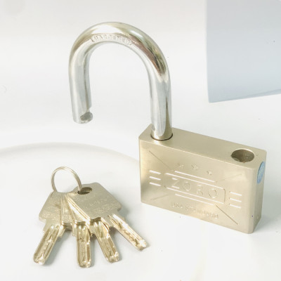 Ổ khóa ZORO size đại 7 phân chìa muỗng càng ngắn thép hardened, khóa bấm công nghệ mỹ