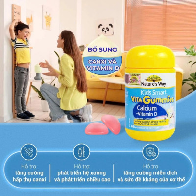 Kẹo Dẻo Bổ Sung Canxi Cho Bé Nature