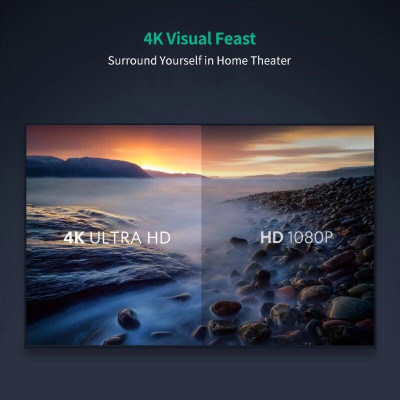 Ugreen UG10173HD103TK 2M màu Đen Cáp tín hiệu HDMI chuẩn 1.4 đầu bẻ góc 90 độ - HÀNG CHÍNH HÃNG