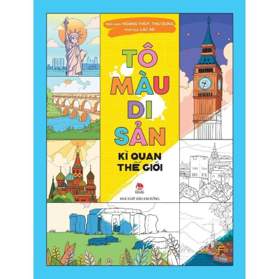 Sách - Tô Màu Di Sản - Combo 3 Cuốn - NXB Kim Đồng