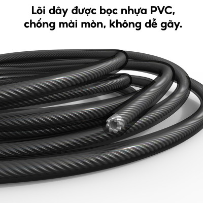 Combo Dây nhảy thể lực lõi thép và kìm bóp tay máy đếm tập gym tại nhà tăng cơ hiệu quả