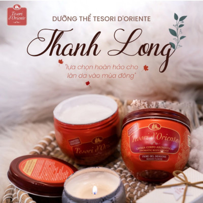 Kem dưỡng thể hương nước hoa Thanh Long Tesori d