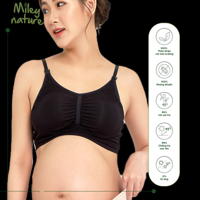 Áo Lót Bầu Tháo Khóa Trước Vải Sợi Thiên Nhiên Cao Cấp Miley Nature Miley Lingerie BRB0103
