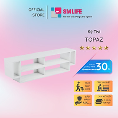 Kệ tivi gia đình mang phong cách hiện đại đẹp SMLIFE Topaz