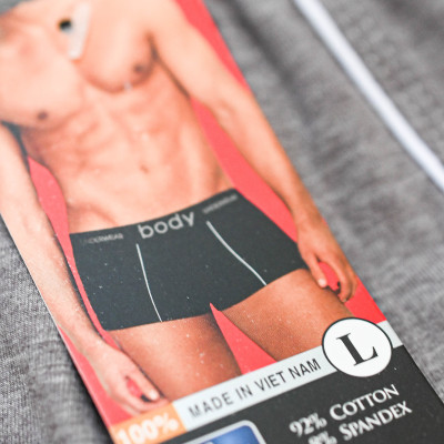 Quần Boxer (lót đùi ) nam Body thun Cotton