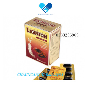 Viên uống Bồi bổ sức khỏe Liginton: nhân sâm, linh chi, sữa ong chúa, vitamin E, sắt, nhóm B tăng cường đề kháng, hết mệt mỏi
