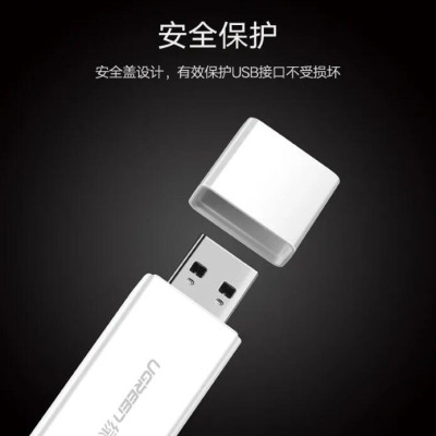 Ugreen UG40753CM104TK Màu Trắng Đầu đọc thẻ nhớ USB 3.0 sang SD TF cao cấp - HÀNG CHÍNH HÃNG