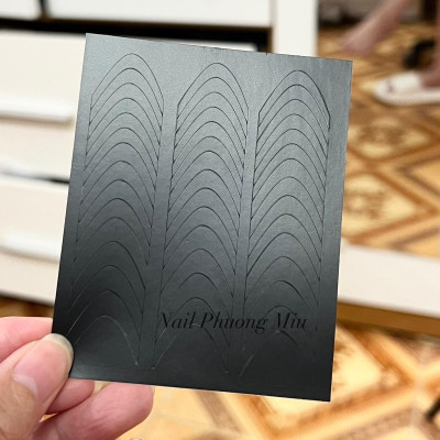 Sticker Kẻ Phen Nhãn Dán Móng, Vẽ Fen Móng Kẻ Bán Nguyệt Kiểu Pháp Dặm Ombre Siêu Mỏng Dẻo Vẽ Móng Nghệ Thuật Làm Nail Nữ