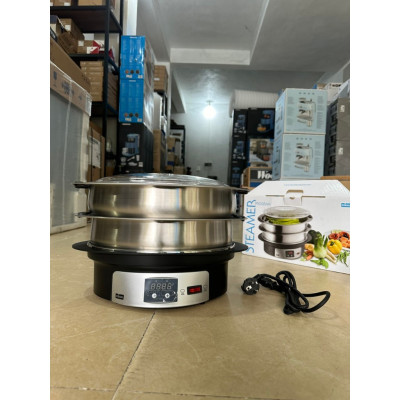 Nồi Hấp 2 tầng Stockli 0102.02 dung tích 8L Made in Germany Hàng chính hãng