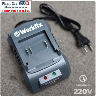 Kéo cắt cành dùng pin Work fix -CP30BL - Màn hình led báo % Pin -Công tắc bóp - Động cơ không chổi than 100% Lõi Đồng