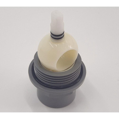 Bộ 5 van PVC 2 mảnh ghép siêu nhẹ có chân dùng cho ống nước 27mm Eurolife EL-VCC27 (Xám đỏ)