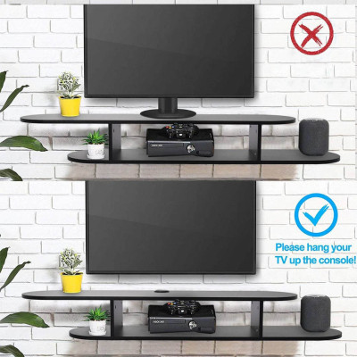 Kệ tivi gia đình gắn tường nhỏ gọn SMLIFE Tamamura