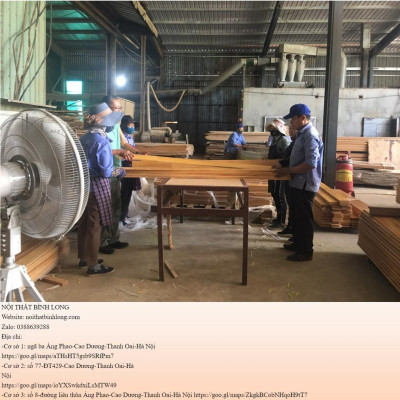 Bàn ghế sô fa chân thuyền gỗ sồi nga