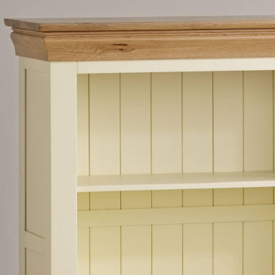 Tủ Sách Thấp Country Cottage Gỗ Sồi Ibie OSBSCOUO - Trắng (90 x 35 cm)