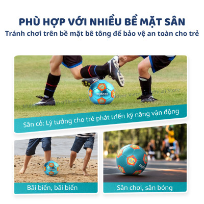 Bóng Đá Cho Bé Vận Động 2,3,4,5,6,7 tuổi Mideer Kids Soccer
