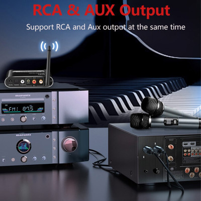 ROGTZ - Bộ Chuyển Đổi Âm Thanh DAC HIFI Bluetooth 5.1 T02 Chip giải mã DAC ES9038Q2M Hỗ trợ âm thanh 5.1/7.1 kênh Cổng Kết Nối Optical USB Coaxial Hỗ Trợ Đa Định Dạng  MP3 APE FLAC WAV WMA - Hàng Chính Hãng