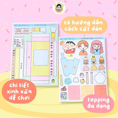 Bộ Tranh Tương Tác Cô Tiên Xanh - Xe Kem Cuộn