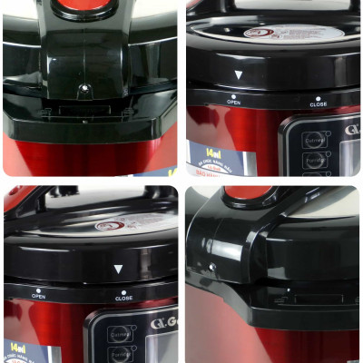 Nồi Áp Suất Điện Gali GL-1606R. Dung tích 6L, nồi đa năng 14 chức năng nấu. Thiết kế hiện đại, nhỏ gọn. Hàng chính hãng bảo hành 24 tháng.