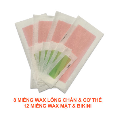 Miếng dán tẩy lông du lịch Beauty Formulas Wax Strips - 20 miếng
