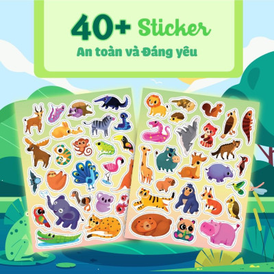 Sách - Trò Chơi Bóc Dán - Khám Phá Thế Giới Cho Bé - Combo 5 Cuốn - Megabook