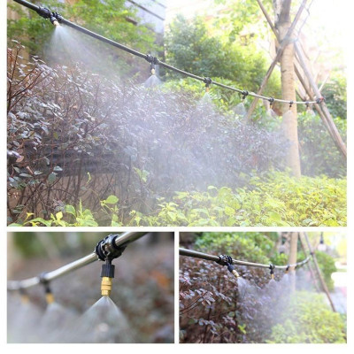 Combo Bộ Kit Phun Sương Tưới Cây 20 Đầu Phun Đồng