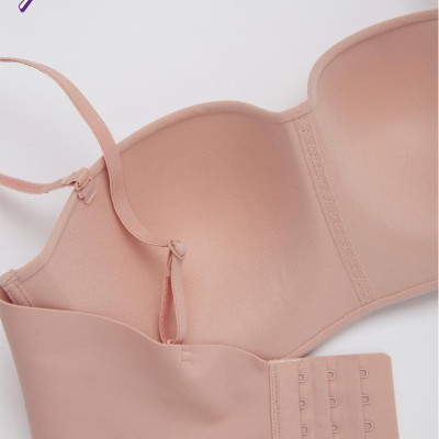 Áo Lót Không Gọng Mút Mỏng Vừa Cup Ngang Dây Lưng Không Viền May Màu Trơn Pretty Perfect By Sabina SBU8014