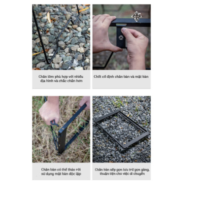 Bàn dã ngoại IGT Campingmoon CK-3650-T38