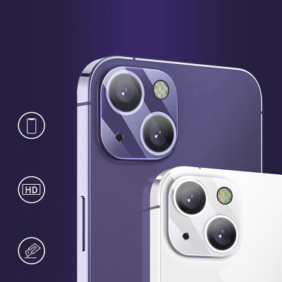 Miếng Dán Kính Cường Lực Camera chống trầy GOR cho iPhone 14 / 14 Plus / 14 Pro / 14 Pro Max (Bộ 2 Miếng) -  HÀNG CHÍNH HÃNG