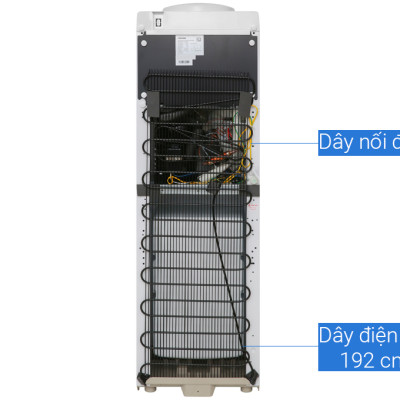 Cây nước nóng lạnh Toshiba RWF-W1664TV (W1) - Thiết kế bình inox liền khối, đảm bảo không rò rỉ nước, Khóa trẻ em - Hàng chính hãng - Bảo hành 12 tháng chính hãng