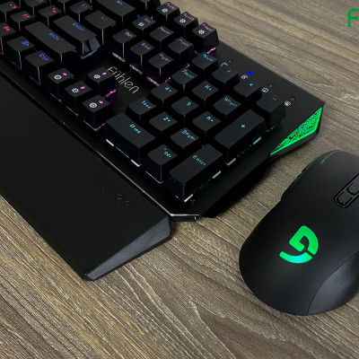 Bàn phím cơ Blue switch Fuhlen D (Destroyer), Phím Gaming Led RGB 7 màu RAINBOW- Hàng chính hãng