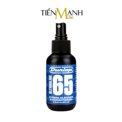 USA Dunlop 6582 Dầu Lau Dây Đàn Guitar Ultraglide 65 String Cleaner & Conditioner Hàng Chính Hãng - Kèm Móng Gẩy DreamMaker