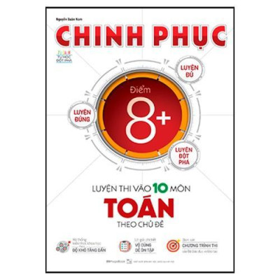 Sách - Luyện Thi Và Luyện Đề Toán - Chinh Phục Toàn Diện Kỳ Thi Vào 10 - Megabook