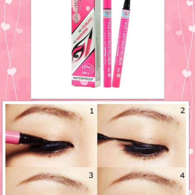 Viết kẻ mí mắt Mira True Lasting không lem, không trôi Hàn Quốc 0.8ml tặng kèm móc khoá