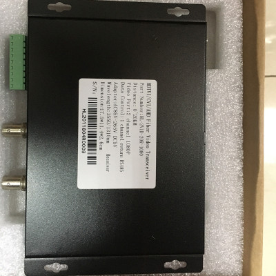 Bộ chuyển đổi video sang quang 2 kênh GNETCOM HL-2V1D-20T/R-1080P (2 thiết bị,2 adapter,Cổng điều khiển) - Hàng Chính Hãng