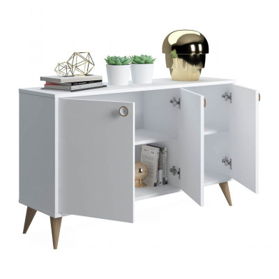 Bàn sảnh ra vào gỗ hiện đại SMLIFE Comissas