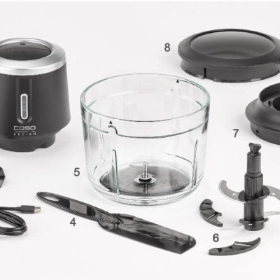 Máy xay thực phẩm đa năng CASO Chop & Go Hàng Chính Hãng