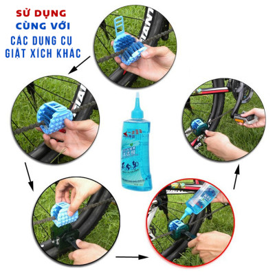 Nước Tẩy Sên Xích Xe Đạp P02 300 ml kết hợp sử dụng cùng với máy chà xích xe đạp (không kèm hộp chà xích) MAI LEE