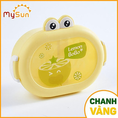 Hộp đựng cơm 2 ngăn cho bé mang đi học sinh hộp đựng cơm cute dễ thương nhỏ mini MySun