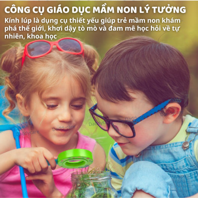 Kính Lúp cho bé Chú Sâu Háu Ăn Magnifying Glass