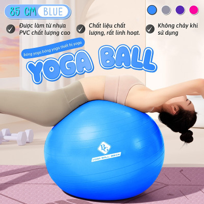 [KHÔNG KÈM BƠM] Bóng Tập Yoga 85cm-Bóng Tập Thể Hình- Hàng Cao Cấp Chính Hãng  (hàng nhập khẩu)