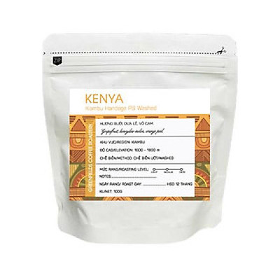 Cà phê Kenya Kiambu Handege PB 100g