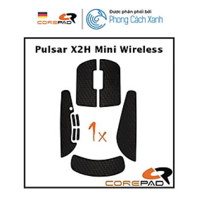 Bộ grip tape Corepad Soft Grips Pulsar X2H Mini Wireless / Pulsar X2H Mini eS Wireless - Hàng Chính Hãng