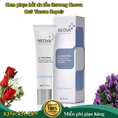 Kem phục hồi da tổn thương Sau Laser, Bỏng Hay Lăn Kim Neova Cu3 Tissue Repair