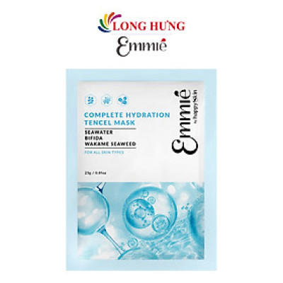 Mặt nạ vải sinh học Emmié By Happyskin Complete Hydration Tencel Mask (1 miếng/5 miếng) - Hàng chính hãng