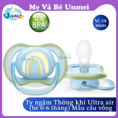 Núm Ty Ngậm Philips Avent Thông Khí Ultra Air - Vỉ Đơn -Mẹ và Bé Unmei Avent